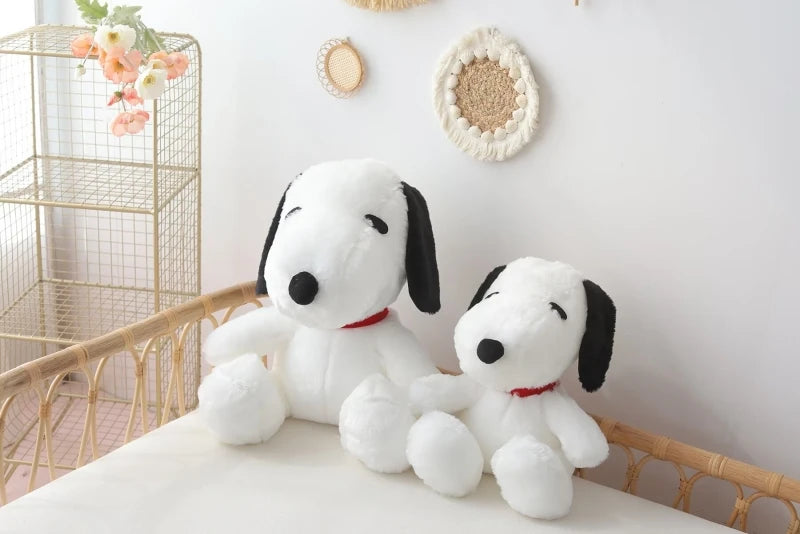 40/60cm Soft Cuddly Snoopy Plush Toy Lovely Stuffed Cartoon Anime Comfortable Hug Plushies Birthday Gifts For Child Girl