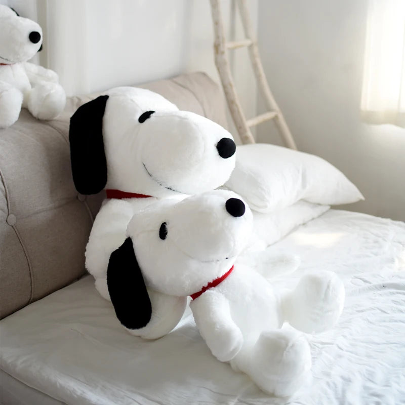 40/60cm Snoopy Plush Toy Cuddly Snoopy Stuffed Cartoon Anime Comfortable Hug Plushies Birthday Gifts For Kid Girl