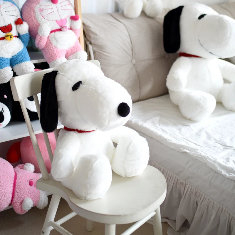 40/60cm Snoopy Plush Toy Cuddly Snoopy Stuffed Cartoon Anime Comfortable Hug Plushies Birthday Gifts For Kid Girl