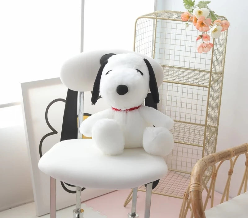40/60cm Soft Cuddly Snoopy Plush Toy Lovely Stuffed Cartoon Anime Comfortable Hug Plushies Birthday Gifts For Child Girl