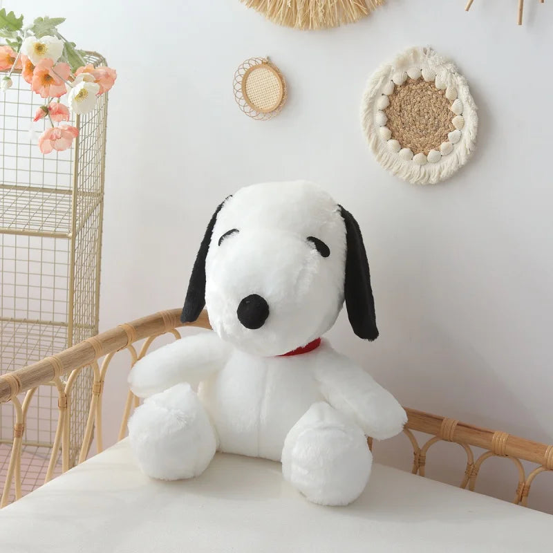 40/60cm Soft Cuddly Snoopy Plush Toy Lovely Stuffed Cartoon Anime Comfortable Hug Plushies Birthday Gifts For Child Girl