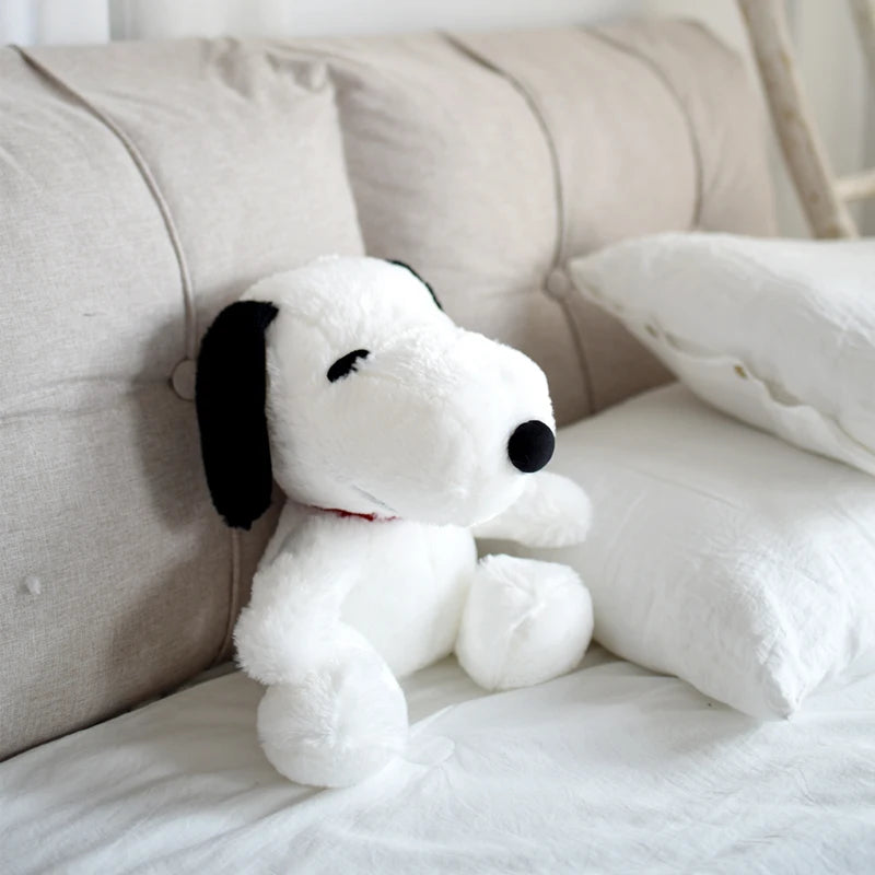 40/60cm Snoopy Plush Toy Cuddly Snoopy Stuffed Cartoon Anime Comfortable Hug Plushies Birthday Gifts For Kid Girl