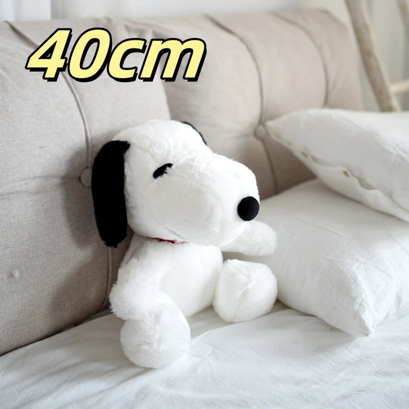 40/60cm Soft Cuddly Snoopy Plush Toy Lovely Stuffed Cartoon Anime Comfortable Hug Plushies Birthday Gifts For Child Girl