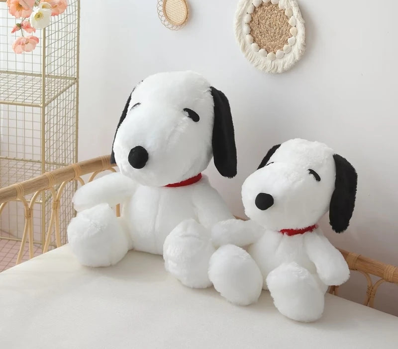 40/60cm Soft Cuddly Snoopy Plush Toy Lovely Stuffed Cartoon Anime Comfortable Hug Plushies Birthday Gifts For Child Girl