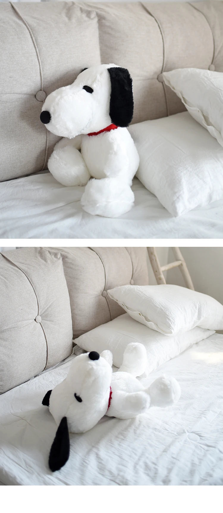 40/60cm Snoopy Plush Toy Cuddly Snoopy Stuffed Cartoon Anime Comfortable Hug Plushies Birthday Gifts For Kid Girl