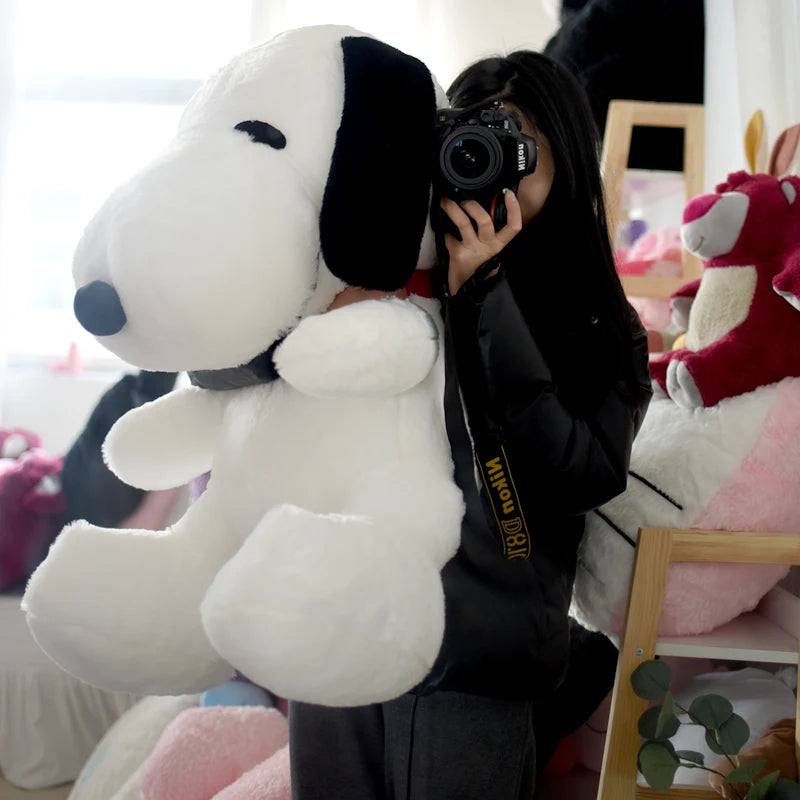 40/60cm Snoopy Plush Toy Cuddly Snoopy Stuffed Cartoon Anime Comfortable Hug Plushies Birthday Gifts For Kid Girl