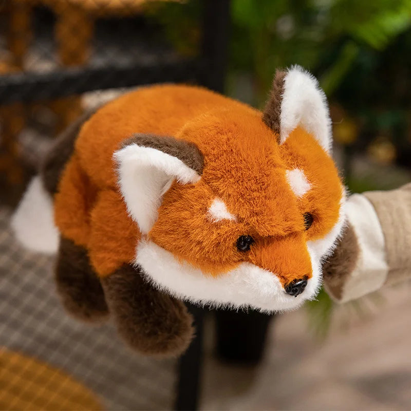 30-60cm New Kawaii Fox Plush Toys Cartoon Stuffed Animal Lovely Soft Cuddly Baby Plushie Doll Lie Prone Toy for Girls Gift Decor