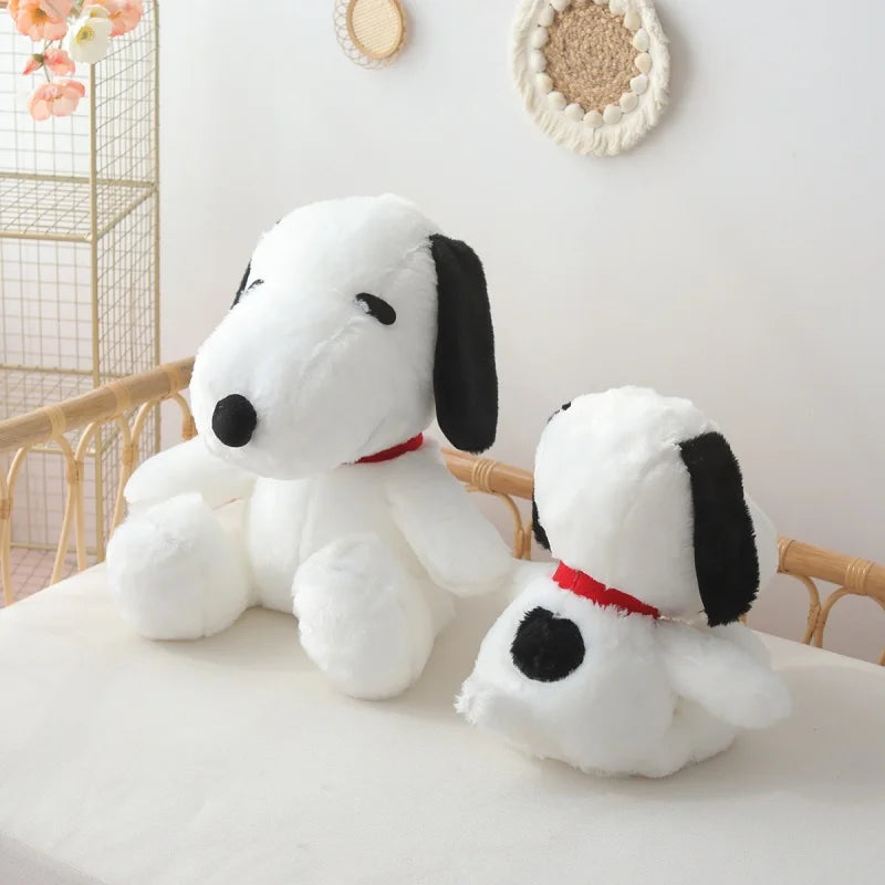 40/60cm Soft Cuddly Snoopy Plush Toy Lovely Stuffed Cartoon Anime Comfortable Hug Plushies Birthday Gifts For Child Girl